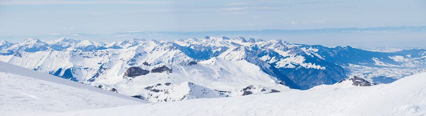 Fototapeta na wymiar Swiss Alps mountain landscape, Jungfrau, Switzerland