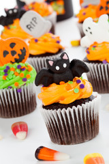Halloween cupcakes