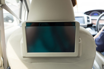 small tv led portable interior in car