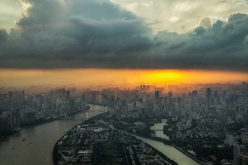 Canton tower observation deck