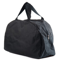 black bag on white background