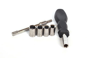 tool box set closeup background