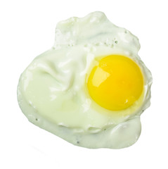 fried egg isolated
