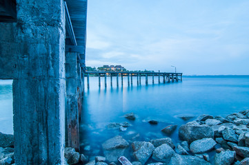 Twilight sea at Khao Laem Ya National Park