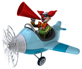 Naklejka premium Fun clown