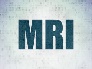 Healthcare concept: MRI on Digital Paper background