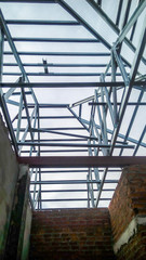 Obraz premium Structure at local construction zone