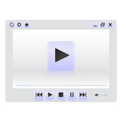 Video player for web.