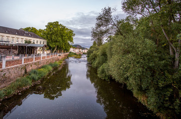 Fototapeta premium Die Nahe am Bad Kreuznacher Kurhaus