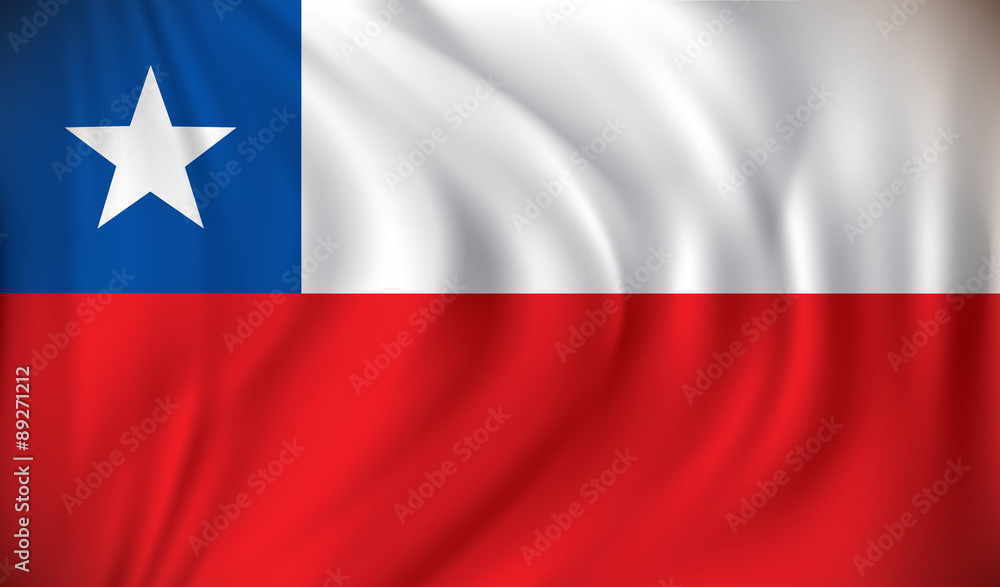 Wall mural Flag of Chile