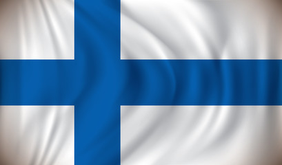 Obraz premium Flag of Finland