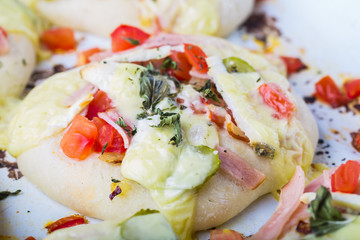 Mini pizza appetizers