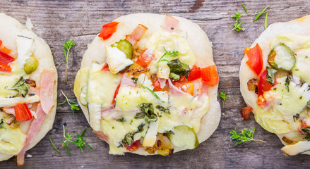 Mini pizza appetizers