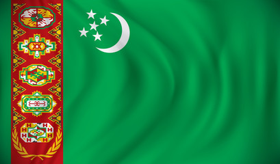 Flag of Turkmenistan