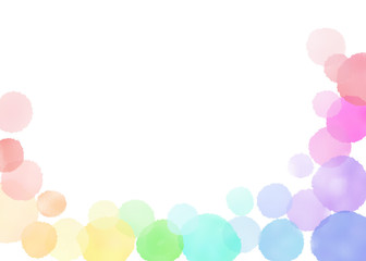 水玉 背景 Dots Background Wall Mural Wallpaper Murals Fofo