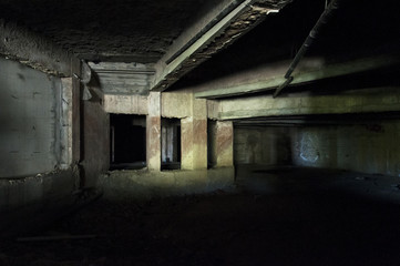 Edifícios antigos e abandonados