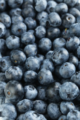 Blueberries background, close up, tasty and sweet