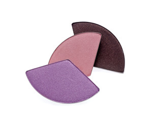 Eyeshadow isolated on white 