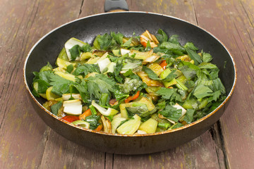 vegetables slices
