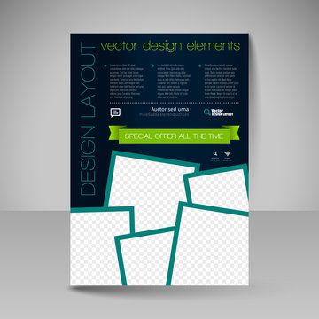 Site layout for design - flyer