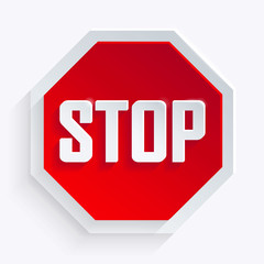 Vector Stop Sign