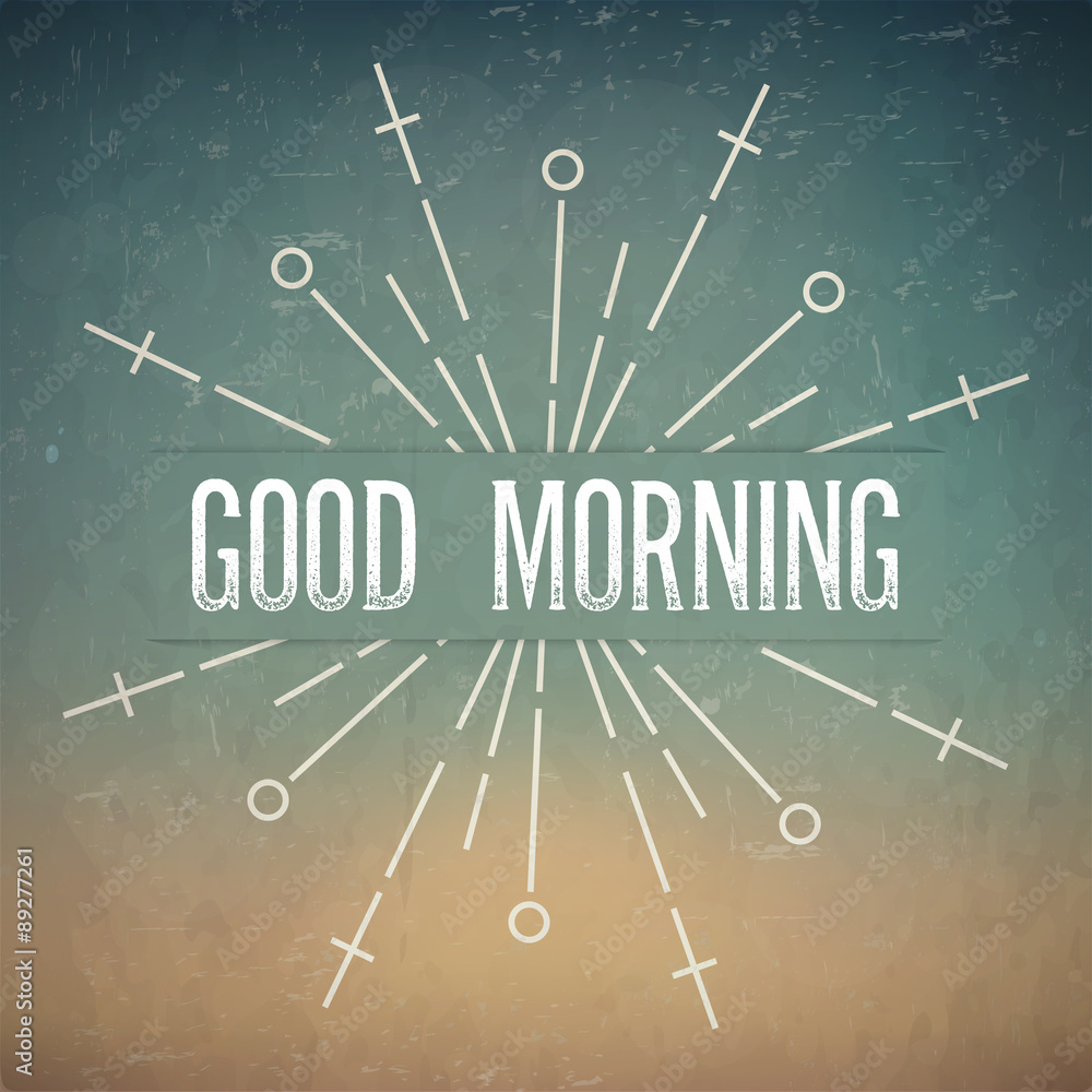 Aufkleber abstract creative concept vector design layout with text - good