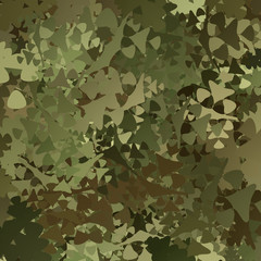 Abstract Vector Military Camouflage Background