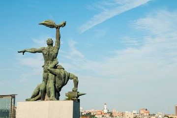 Fototapeta premium Monument of Strike of 1902, established in Rostov - on - Don.