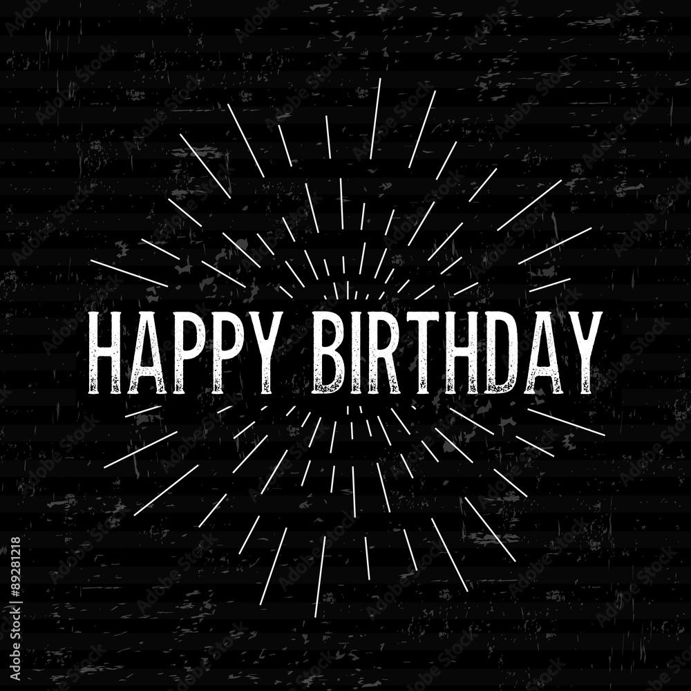 Aufkleber abstract creative concept vector design layout with text - happy