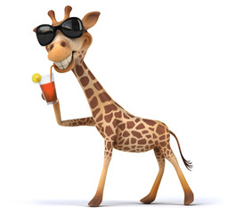 Obraz premium Fun giraffe