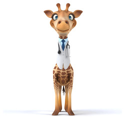 Obraz premium Fun giraffe