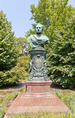 Bust of mayor Andreas Zelinka in Vienna, Austria