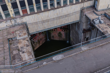 gates of the dam