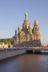 Fototapeta premium Church of the Savior on Blood at St.Petersburg, Russia