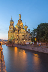 Fototapeta premium Church of the Savior on Blood at St.Petersburg, Russia