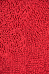 Red cloth mat
