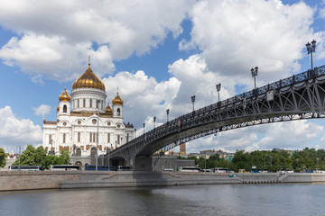 Fototapeta premium Cathedral of Christ the Saviour in Moscow, Russia