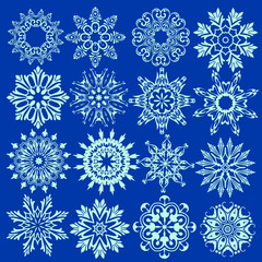 Vector snowflakes