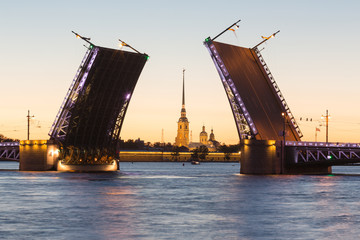 Fototapeta na wymiar Peter and Paul Fortress at St.Petersburg, Russia