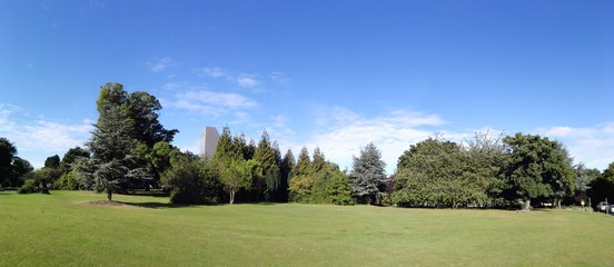 Dublin park panoramic landscape