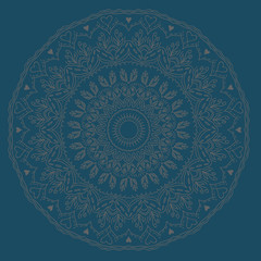 Mandala. Round Ornament Pattern. Vintage decorative elements. Hand drawn background. Islam, Arabic, Indian, ottoman motifs.
