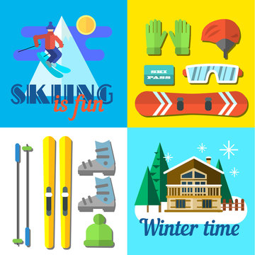 ski illustrations