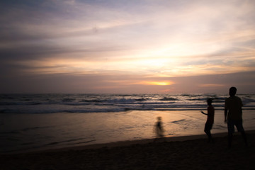 Fototapeta na wymiar Sonnenuntergang, Sri Lanka
