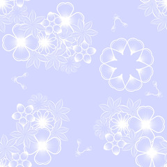 Seamless flowerr pattern