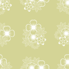 Seamless flowerr pattern