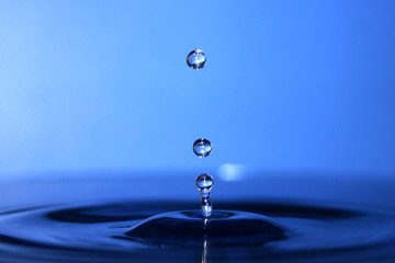 Blue drops