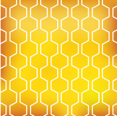 honey pattern on yellow background