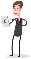 Businessman With Tablet