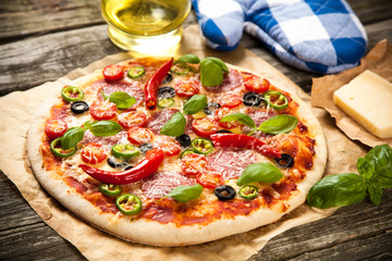 Delicious home made pizza