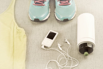 Beautiful sport set for running.